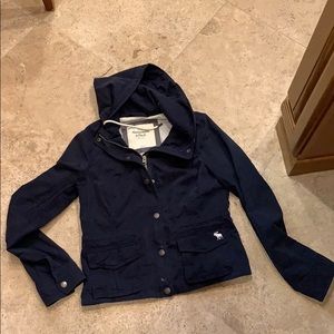 Navy blue Abercrombie and Fitch jacket